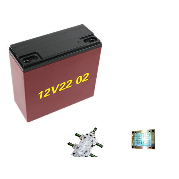 Buy 12V22 Professional Custom Plastic Battery Mould With Durable Multi Shot at wholesale prices