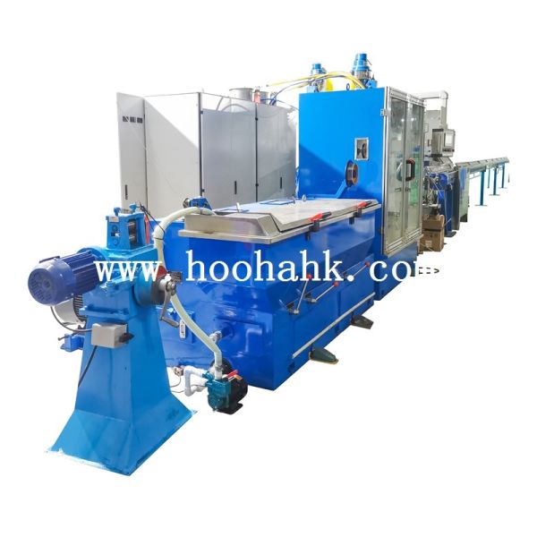 Buy Cat7 Cat8 Network Cable Extrusion Machine With Drawing High Speed Lan Cable Extrusion Machine Tandem Production Line at wholesale prices