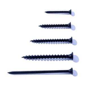 Black Self Tapping Phosphating Drywall Screws With Bugle Head