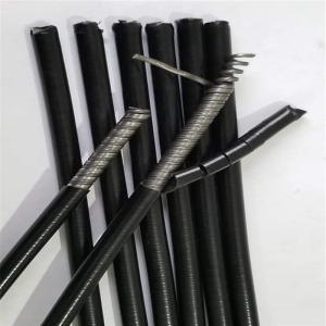 7mm Rubber Double Spiral Cable Outer Casing Steel Plastic Material
