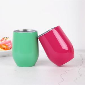Quality Eco Friendly Stainless Steel Vacuum Wine Tumbler Travel Coffee Egg Mugs for All People for sale