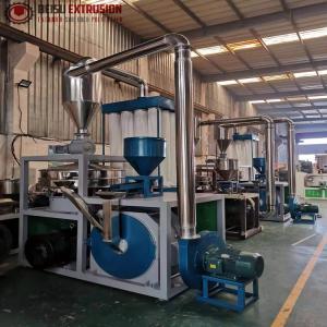 500kg/H High Speed Rotor Chamber Pvc Pulverizer Machine