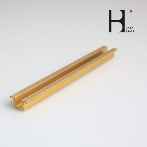 Buy ODM Golden Moisture Proof Brass U Profile For Industrial Application at wholesale prices