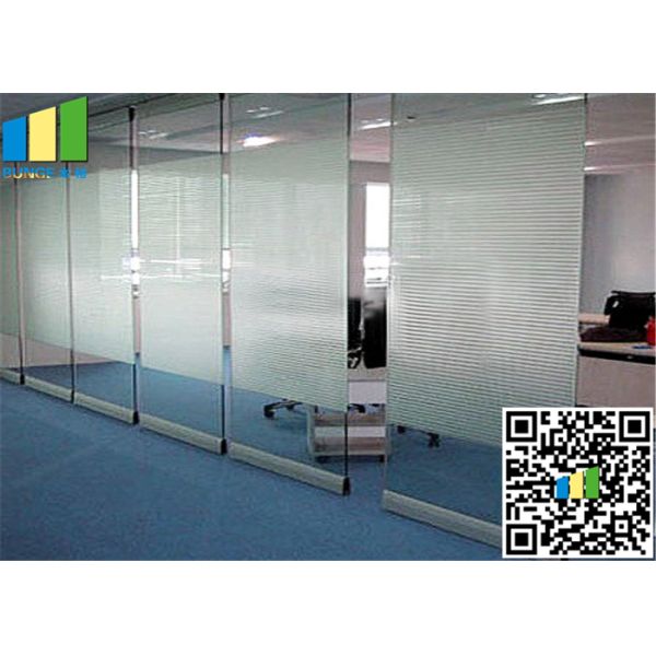 Hall 2.56 Inch Glass Office Movable Glazed Wall For Meeting Room