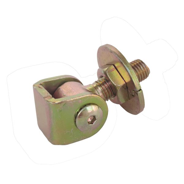 M18 Cast Iron Gate Hinge Hardware Fixings With Round Plated