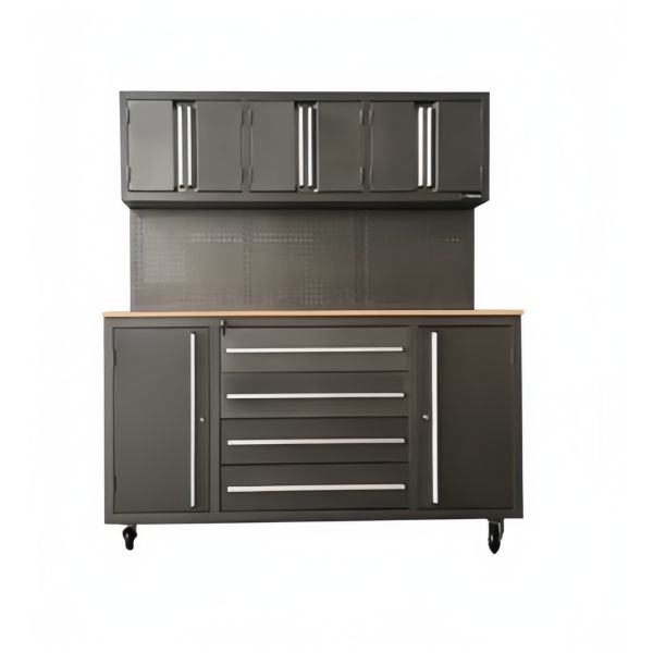 Convenient Lock Style Mechanic Tool Box with Roller Cabinet and V-Light Hair Extension Set