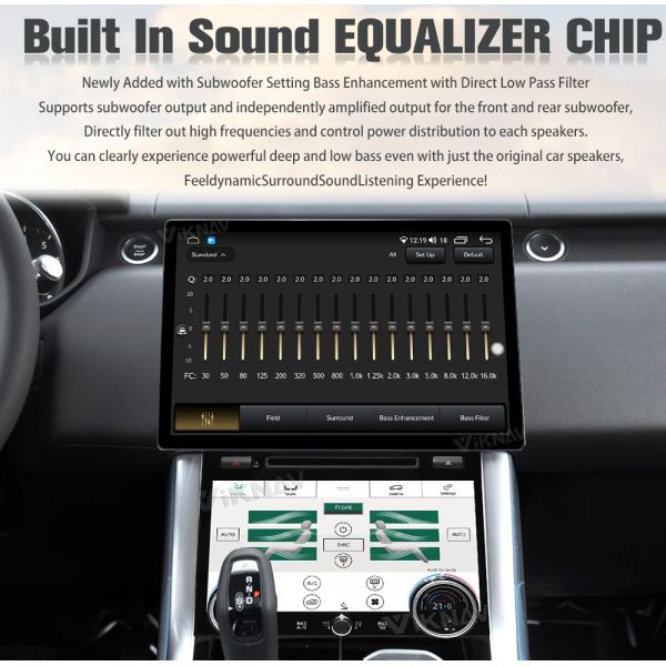 Viknav Car Radio For Land Rover Range Rover Sport L494 (2013-2017) 13.6 inch Android Autoaudio GPS CarPlay