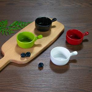 Red Black Ceramic Taste Dish Tableware Accessories Dishwasher Safe