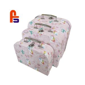 Durable Cardboard Suitcase Box 100% Recycled Material Environmentally Friendly
