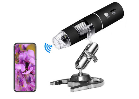 LED USB Wifi Optical Digital Microscope 1080P HD 2MP 1000X Monocular