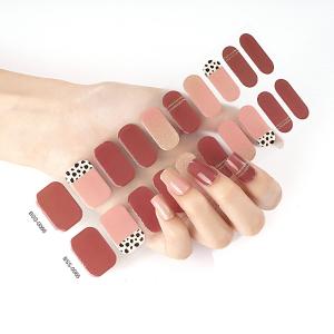 Quality New Hot Factory Price 2021 Korea Nail Polish Stickers Gel Nail Sticker for sale