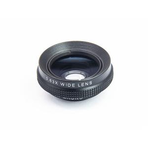 Black Alloy DSLR Camera Lens , Optical Glass 0.63X Wide Angle Digital Slr Camera