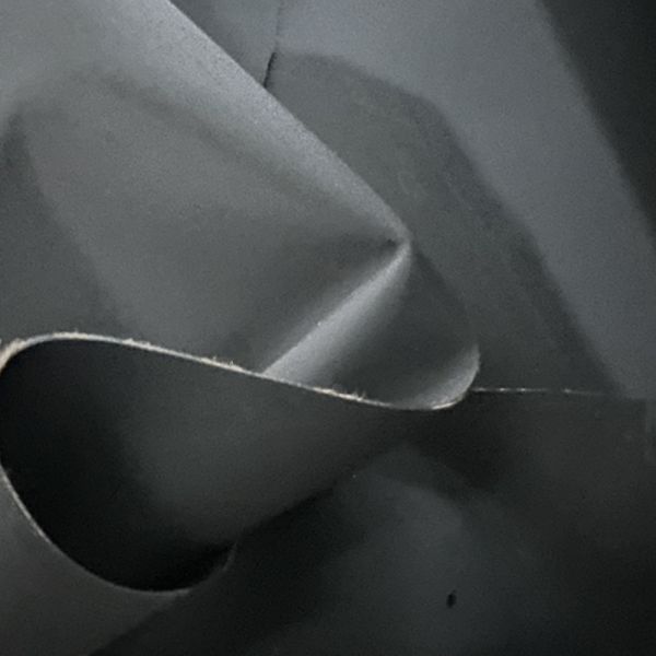 Black Hypalon Coated Nylon Fabric 500D Matte CSM Hypalon Tarp For Backpack 1.0mm Thick