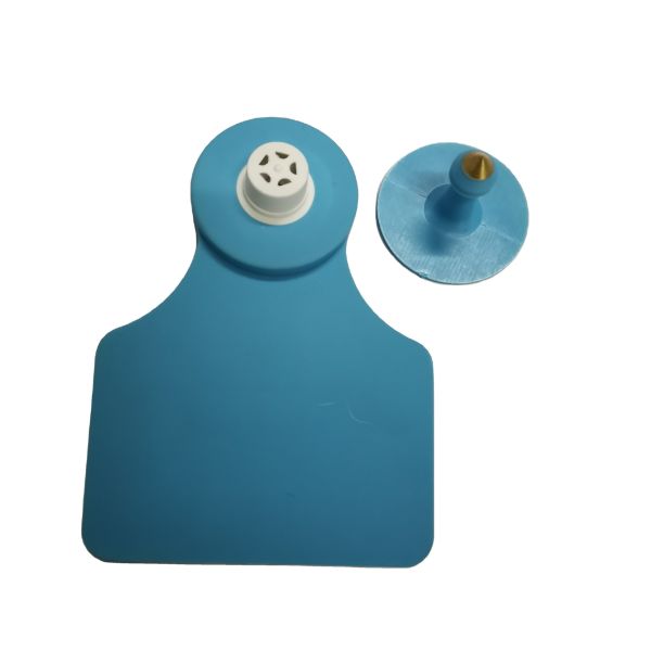 Buy Blue 125 KHz Waterproof Visual Custom Cow Ear Tags at wholesale prices