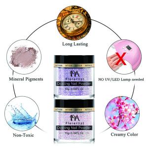 Factory Wholesale Bulk Acrylic Powder for Dipping Nail System , Natural pink and