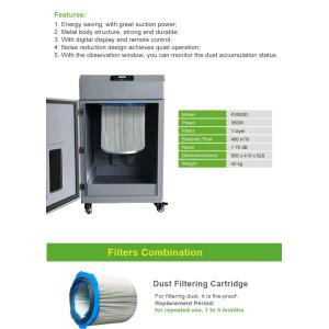 Active Carbon Cartridge Dust Fume Extraction Systems Small Vibration