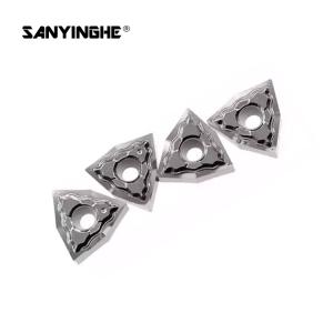 WNMG080404 CNC Carbide Inserts Aluminum Turning Inserts External Turning Carbide