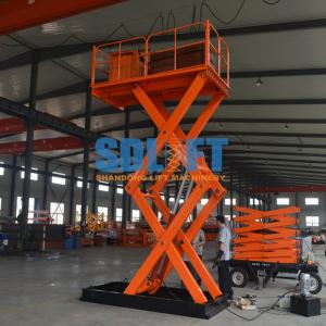 Quality 2t 3m Self Leveling Scissor Lift Hydraulic Material Handling for sale
