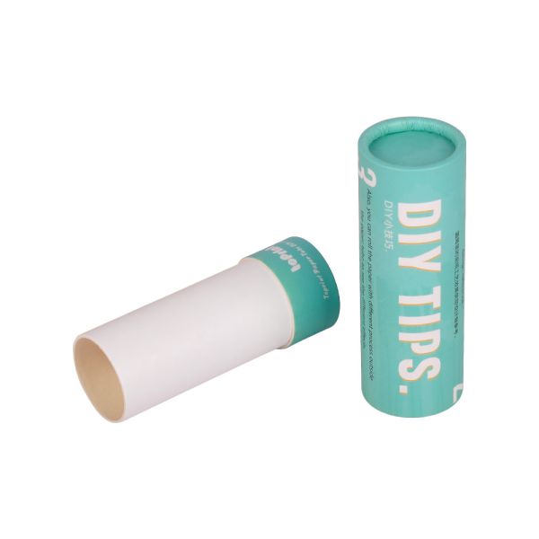 Buy Green Offset Printing Cardboard Paper Tube Cylinder Packaging Gift Eco - Friendly at wholesale prices