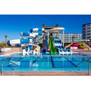 ODM Outdoor Commercial Playground Swimming Pool Fiberglass Water Slide for