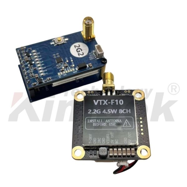 FPV Video Transmitter 2.2G 4.5W UAV VTX Drone Accessories Long-Distance Drone