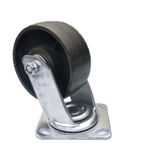 Industrial 50mm Thickness Heavy Duty All Iron Steel Swivel Caster Wheel 4 5 6