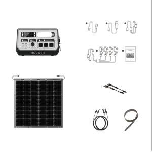 China Portable Power Station Flexible Solar Panel 2048WH For Backyard Balcony Wall on sale