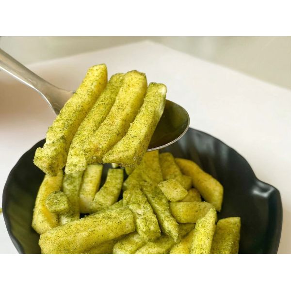 Wholesale VF Vegetables Strips Seaweed French Fries Snacks Vacuum Fried Potato Chips