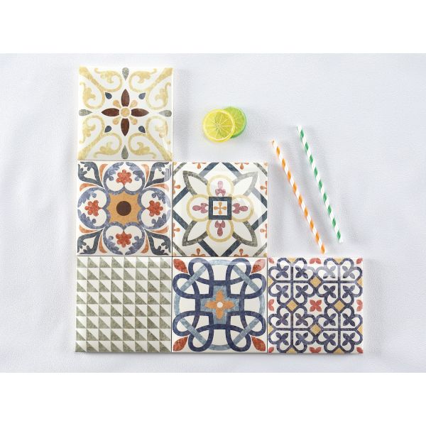 152x152mm Glossy Cladding Tiles For Interior Walls Popular Decoration Bread Design