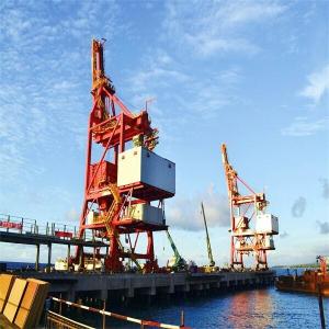Receiving and Unloading Device for Bulk Carrier Ship Unloader