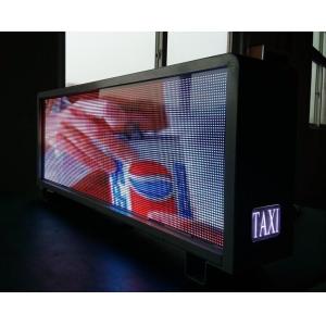 Outdoor SMD Taxi LED Display , waterproof advertising on taxis