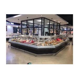 Green Health Commercial Horizontal Freezer With Air Curtain For Fish Fresh Meat