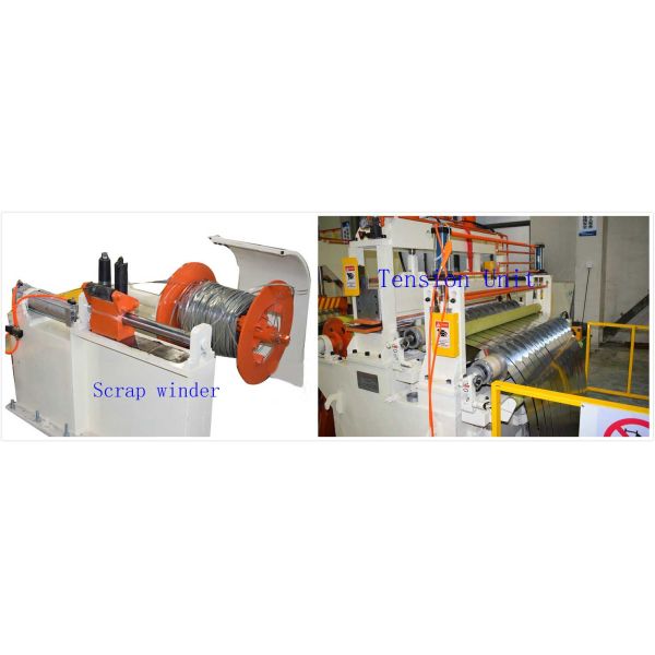 Automatic Stainless Steel Steel Coil Slitting Line High Precision PLC Control