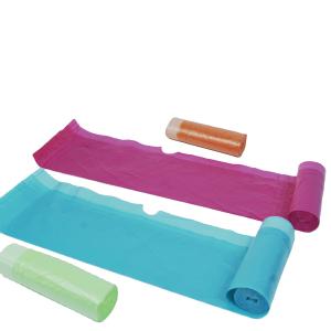 Colorful Drawstring Garbage Bags for Household Waste Management in Bright Colors