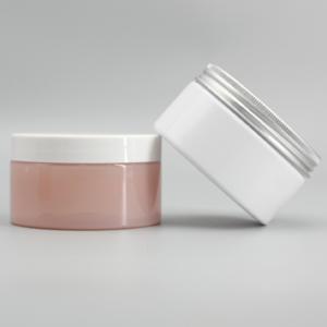 200ml 250ml Pink Body Cosmetic PET Plastic Jars