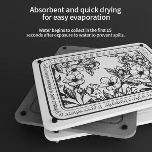 White/Grey/Custom Color Absorbent Diatom Stone Mat for Bath and Kitchen Fast