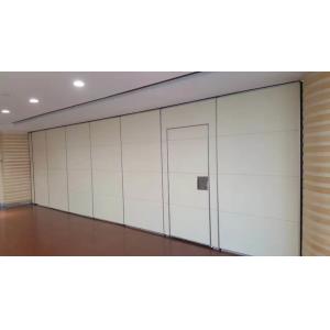 Lightweight Sliding Folding Exhibition Partition Walls Hang Track On The Ceiling