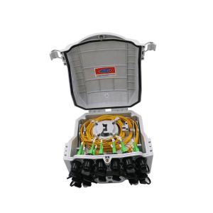 FTTH 1x16 Outdoor Fiber Optic Distribution Box IP65 Waterproof White KXT-B-16L