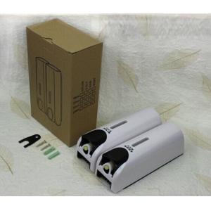 2 x 350ml Manual Double Application Liquid Soap Dispenser