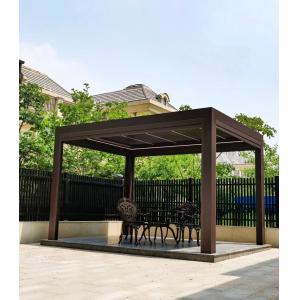 Luxury Pergola Aluminum Louvered Pergola Modern Adjustable Louvered Hardtop