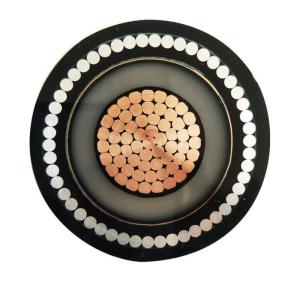 Underground Medium Voltage Armoured Power Cable With XLPE Insulation Copper Core