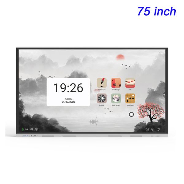 Buy interactive flat panel class interactive whiteboard for smart classrooms Lcd Touch Screen All In One PC Smart Whiteboard Interactive Flat Panel For Education at wholesale prices