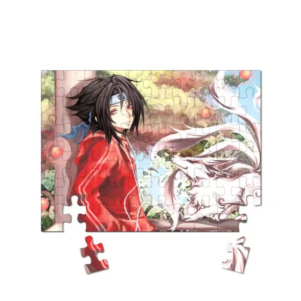 Glossy Finish Lenticular 3D Puzzle Set Plastic Interlocking Assembly Lenticular