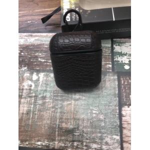 OEM Crocodile Pattern Real Leather Earphones Case Protective Headphones Cover