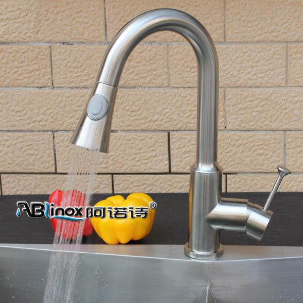 Buy Magnetic Kitchen 1 Handle Stainless Steel Faucet With Side Sprayer at wholesale prices