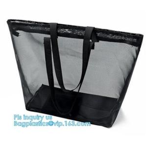 Mesh Foldable Organizer Cosmetic Makeup Toiletry Bag,Promotional PVC Mesh