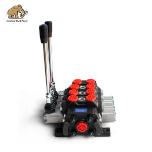 DCV60 3 Spool Hydraulic Spool Valve Monoblock Anti Cavitation