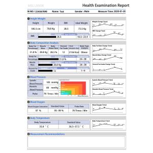Digital Body Weight Scale Ultrasonic Medical Device Equipment BMI Scale