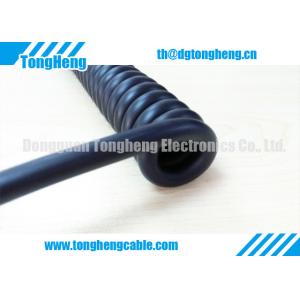 Quality Chemical Resistant Matt Black Retractable Cable for sale