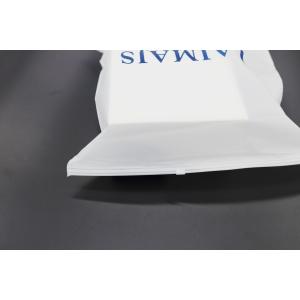 PVC Zip Clear Poly Bags With Logo And Matte White Packaging Clothes